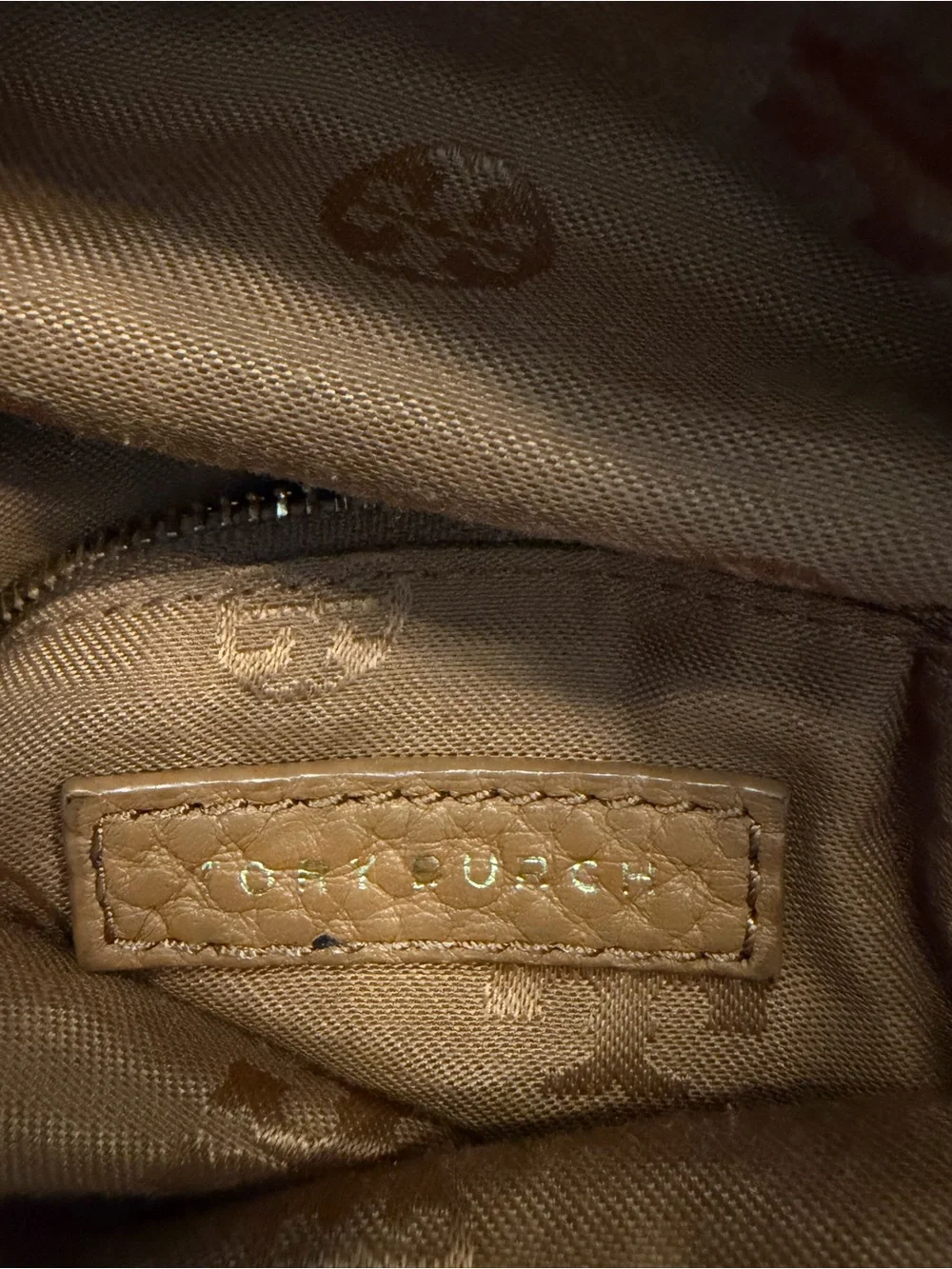 🤎 Tory Burch Thea Pebbled Leather Foldover Convertible Crossbody Bag Camel